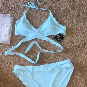 Blue zaful bikini
